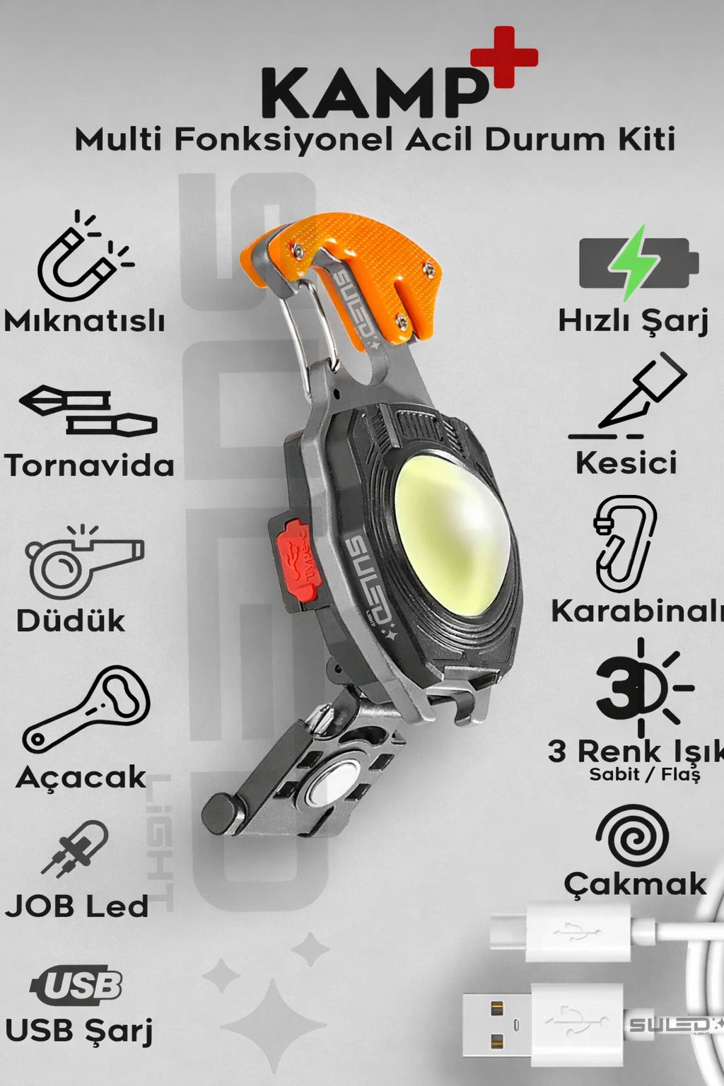 Çok fonksiyonlu Kamp feneri